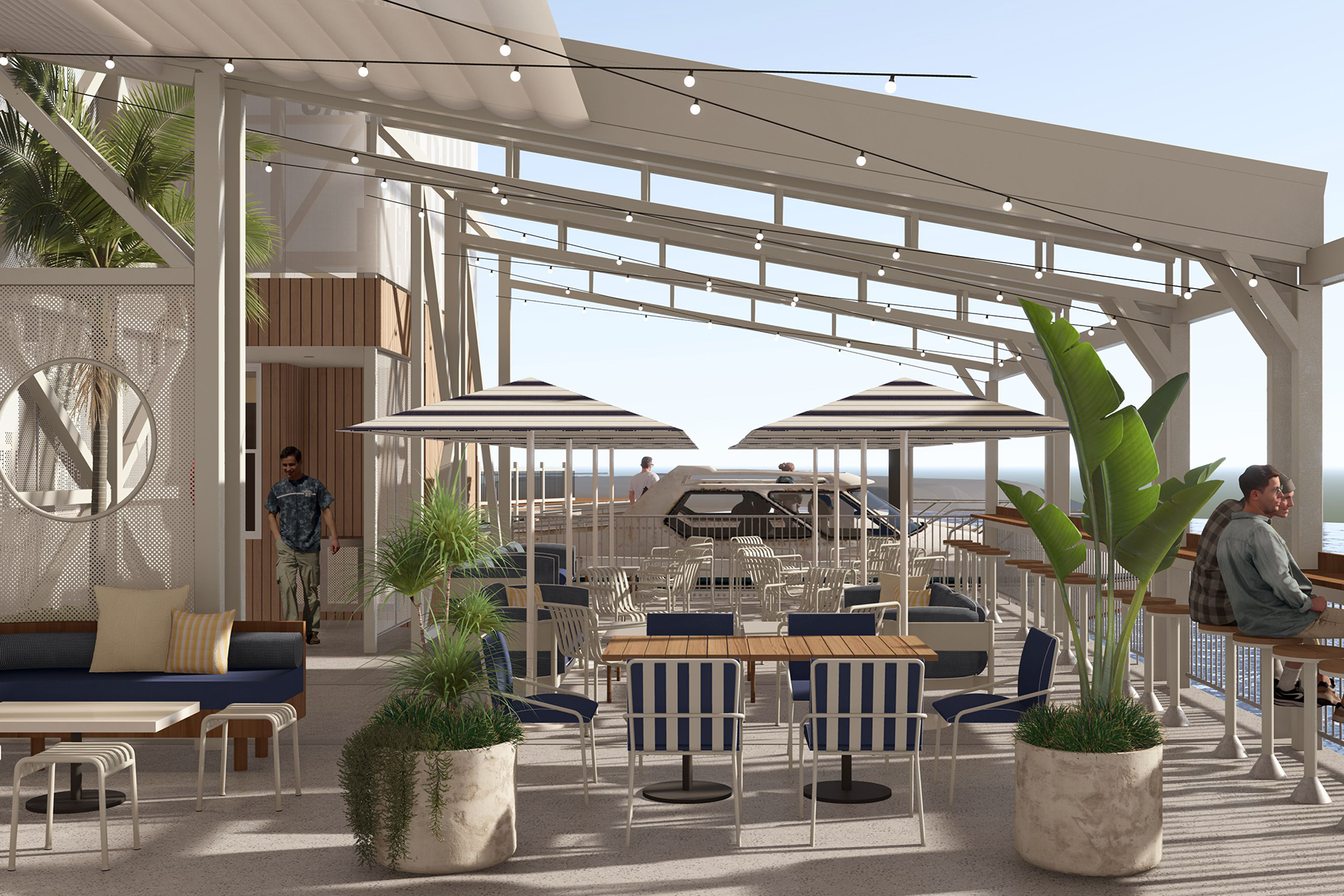 Flinders Street Wharves digital rendering