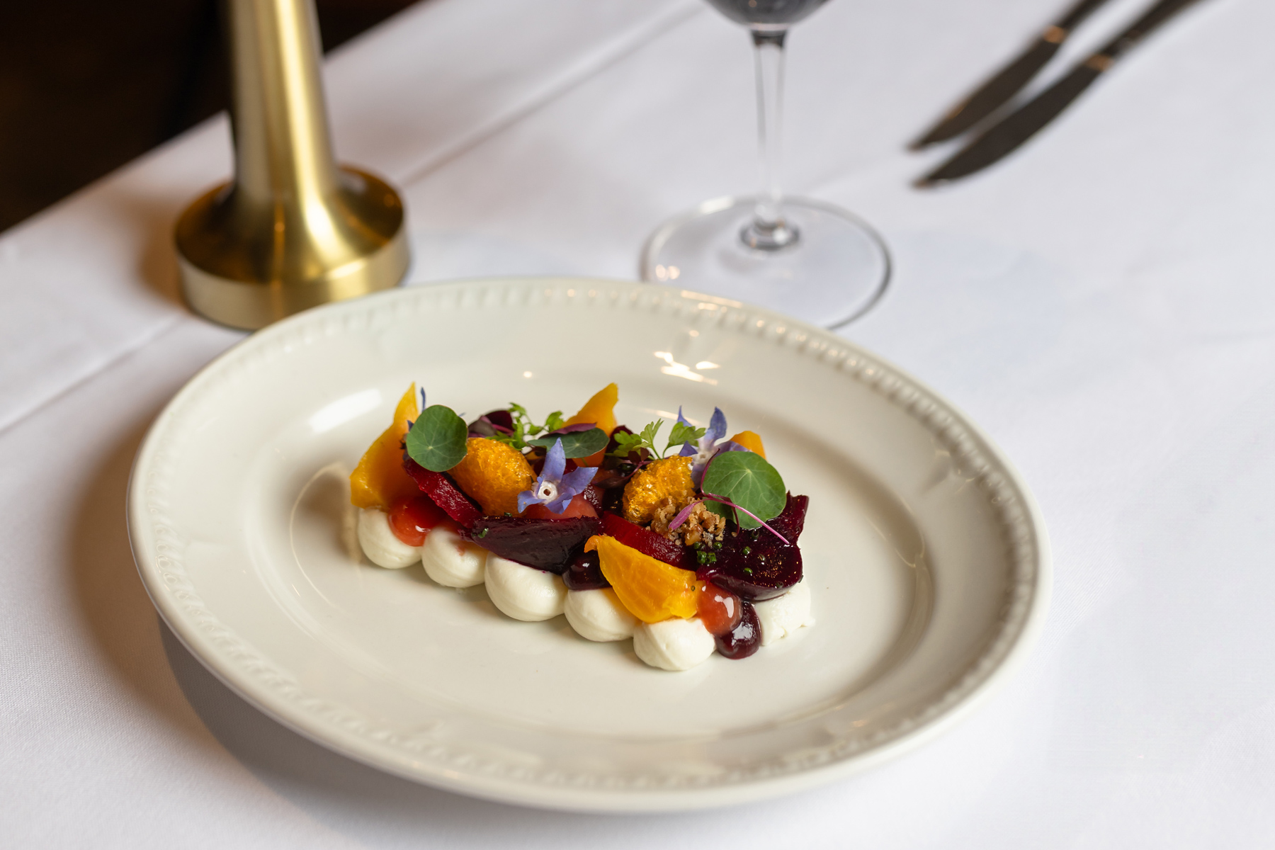 Heirloom beetroot and whipped-ricotta salad, photo Jade Quinlivan Photography