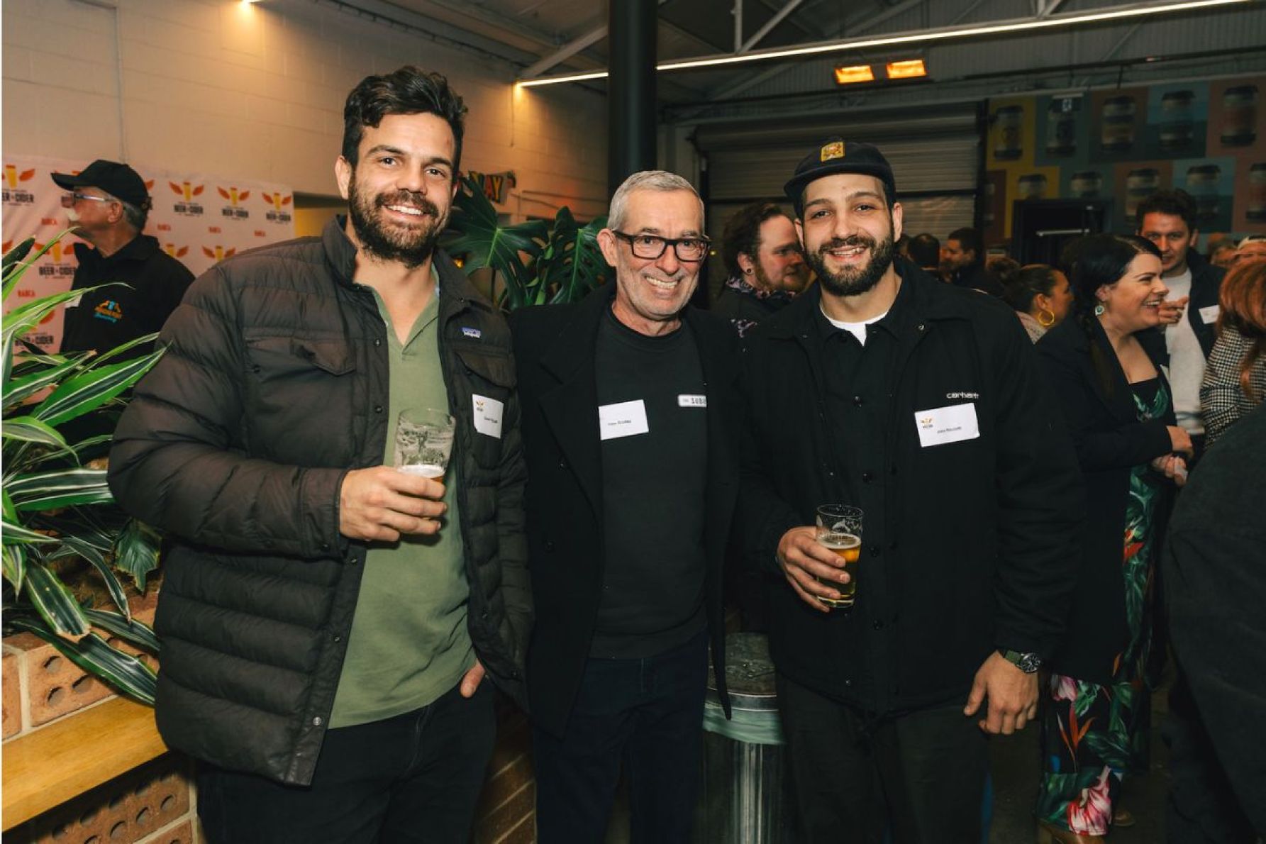 Todd Chynoweth, Peter Bradley and John Ricciotti