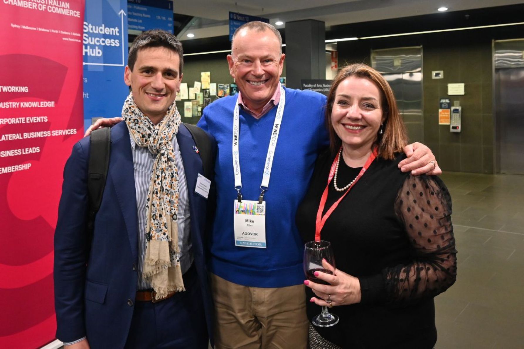 Vincent Hebrail, Mike Riley and Florence Masters