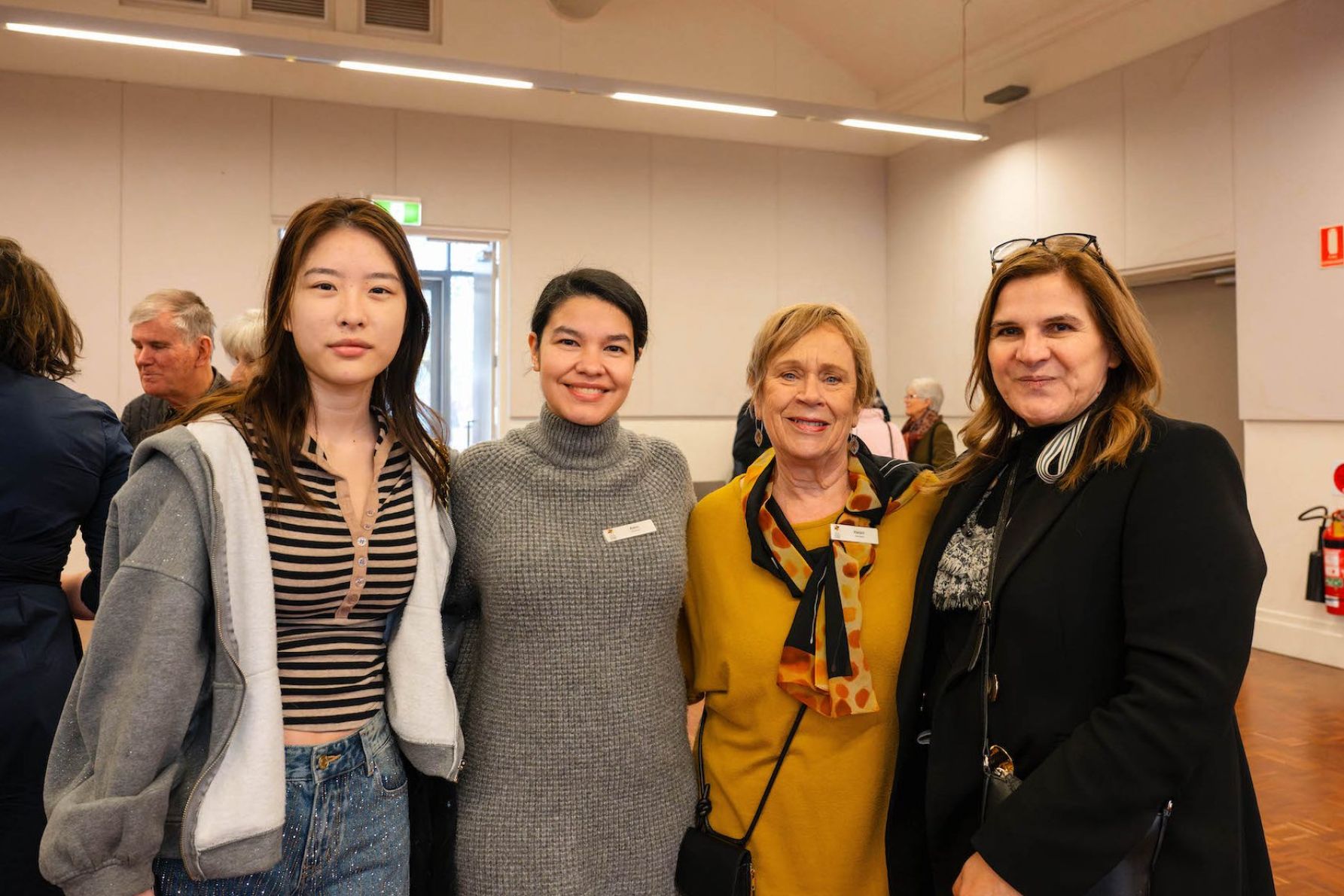 Xinyun Dai, Amoriette Perez, Helen Bowley and Rita Excell