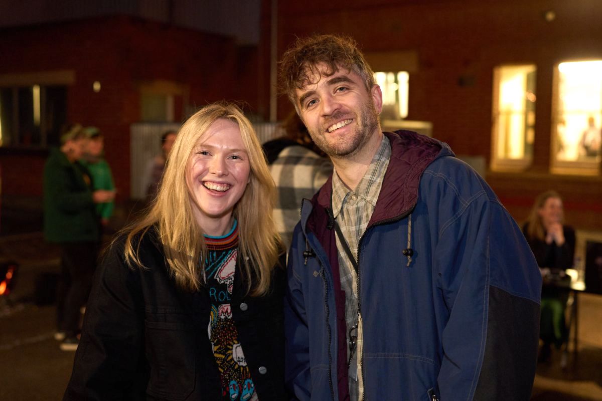 Bernadette Klavins and Nicholas Hanisch