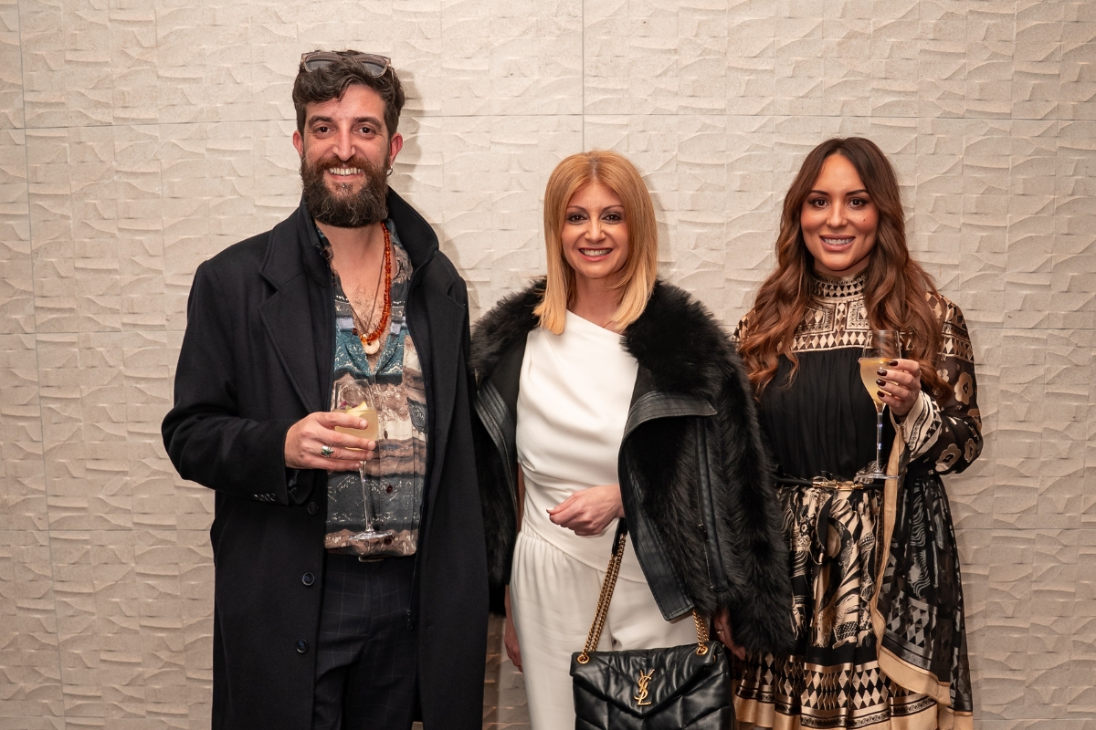 Stefano Pratola, Elizabeth Rocca and Nikalene Riddle