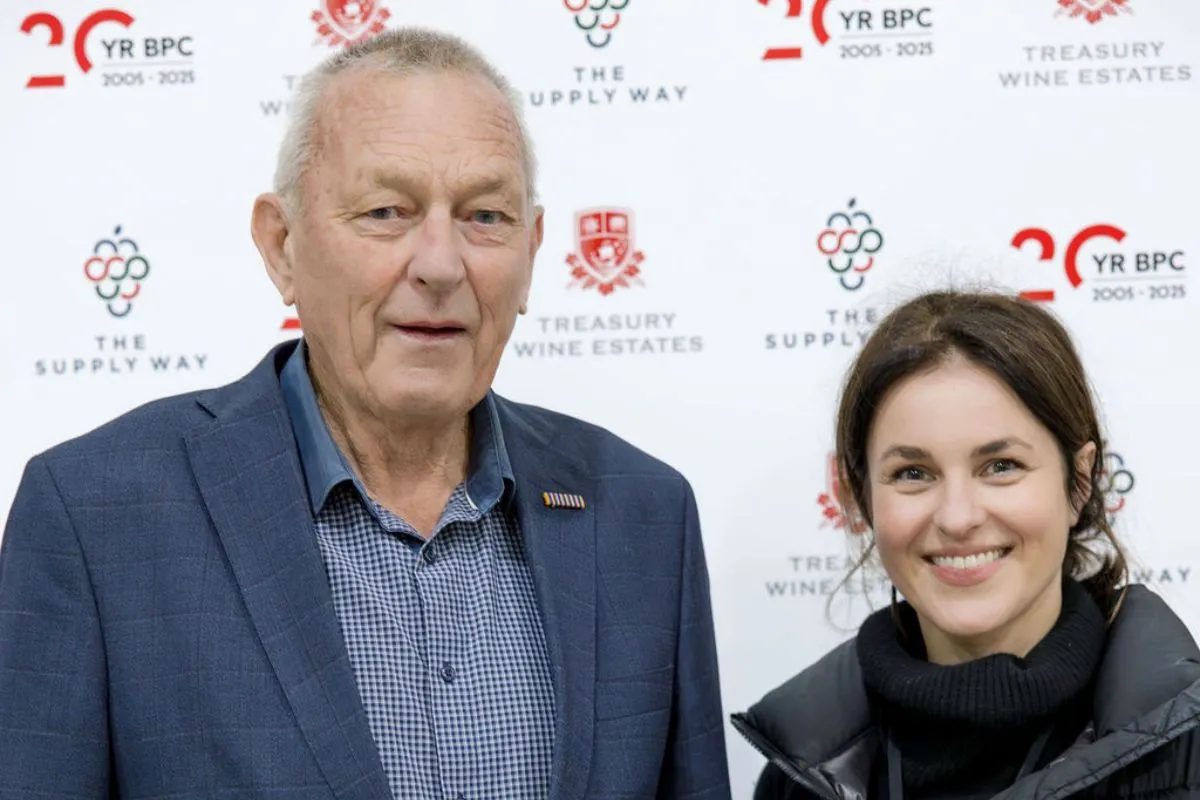 Barossa Mayor Bim Lange and Helen Shaw
