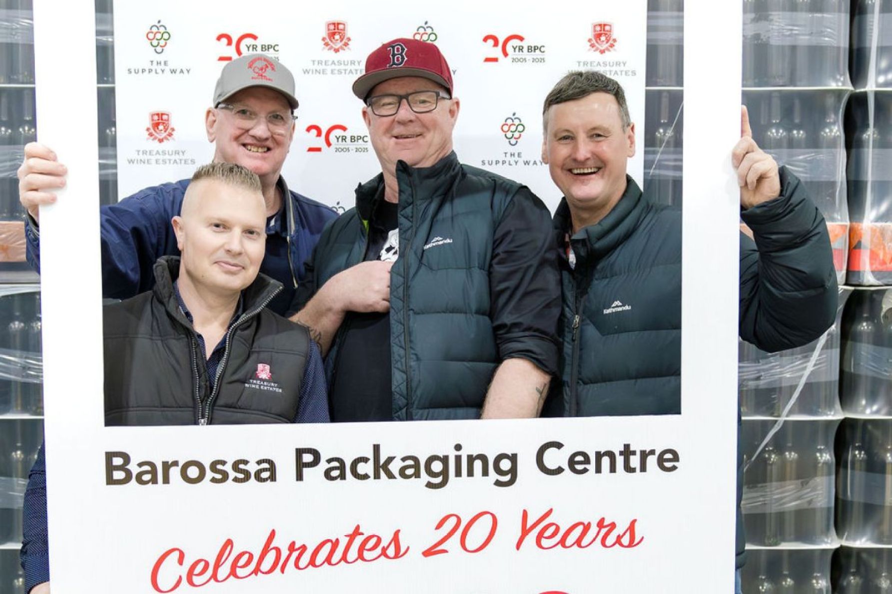 Ryan Swain, Tim Holland, Darren Brook and Mick Shattock