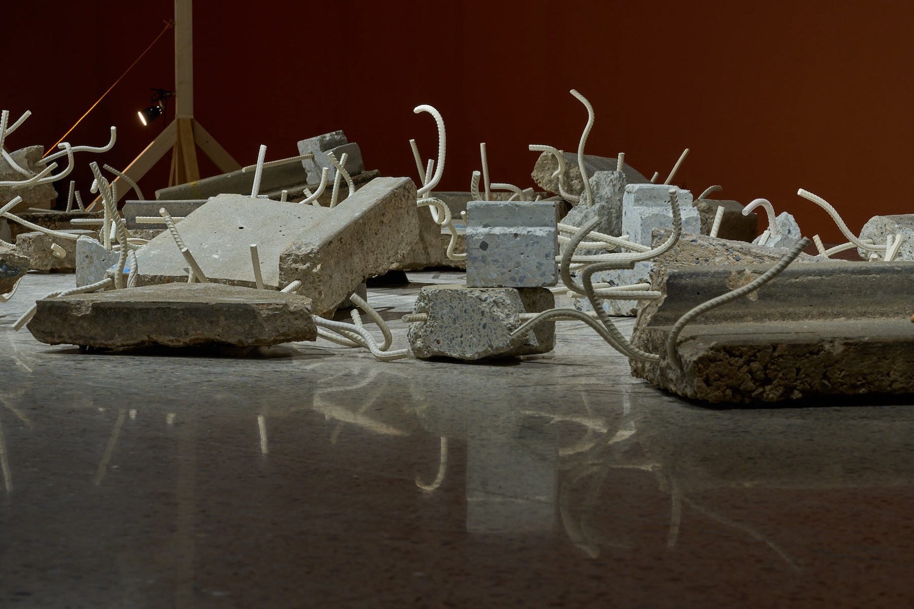 Installation view: Mark Valenzuela, Bantay-Salakay, Adelaide Contemporary Experimental. Photo: Sam Roberts / Supplied