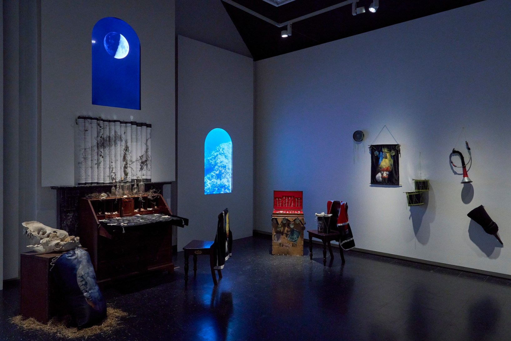 Installation view: Sue Kneebone, The Last Tide Waiter at Adelaide Central Gallery. Photo: Sam Roberts / Supplied