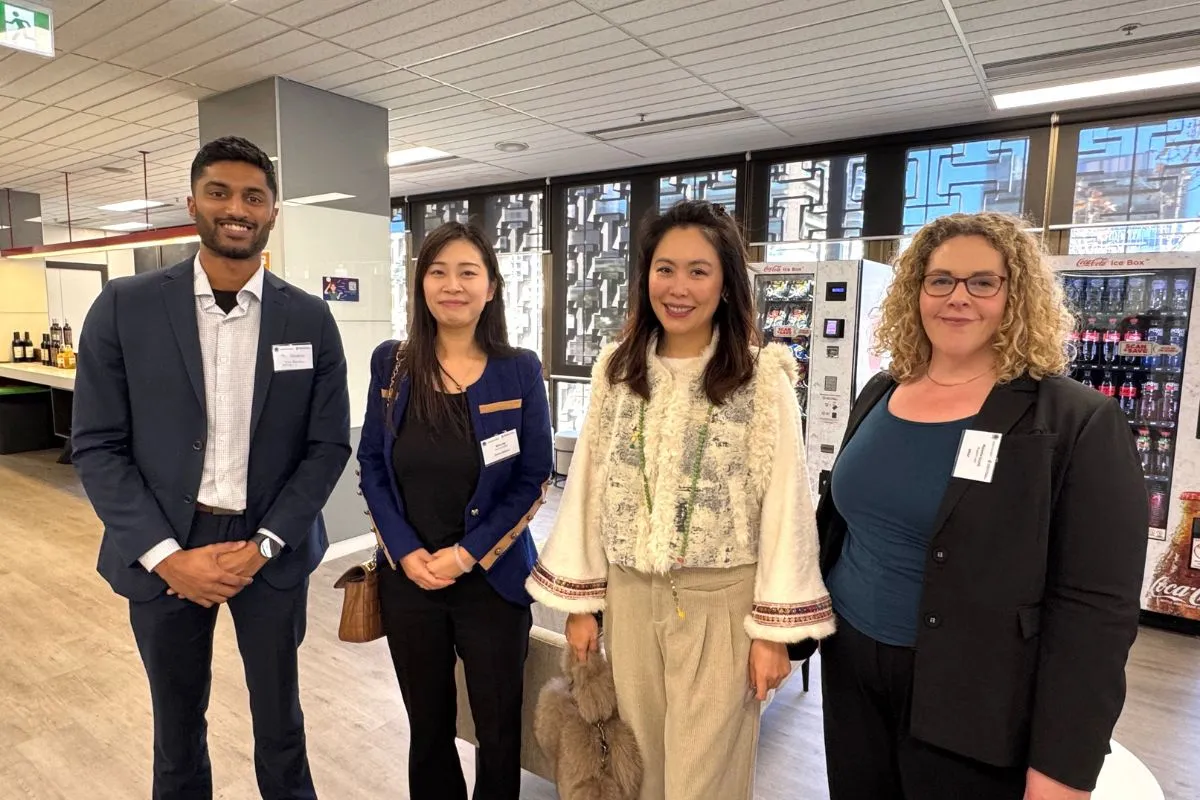 Abi Sivadasan, Bella He, Tina Fu and Melanie Uzzell
