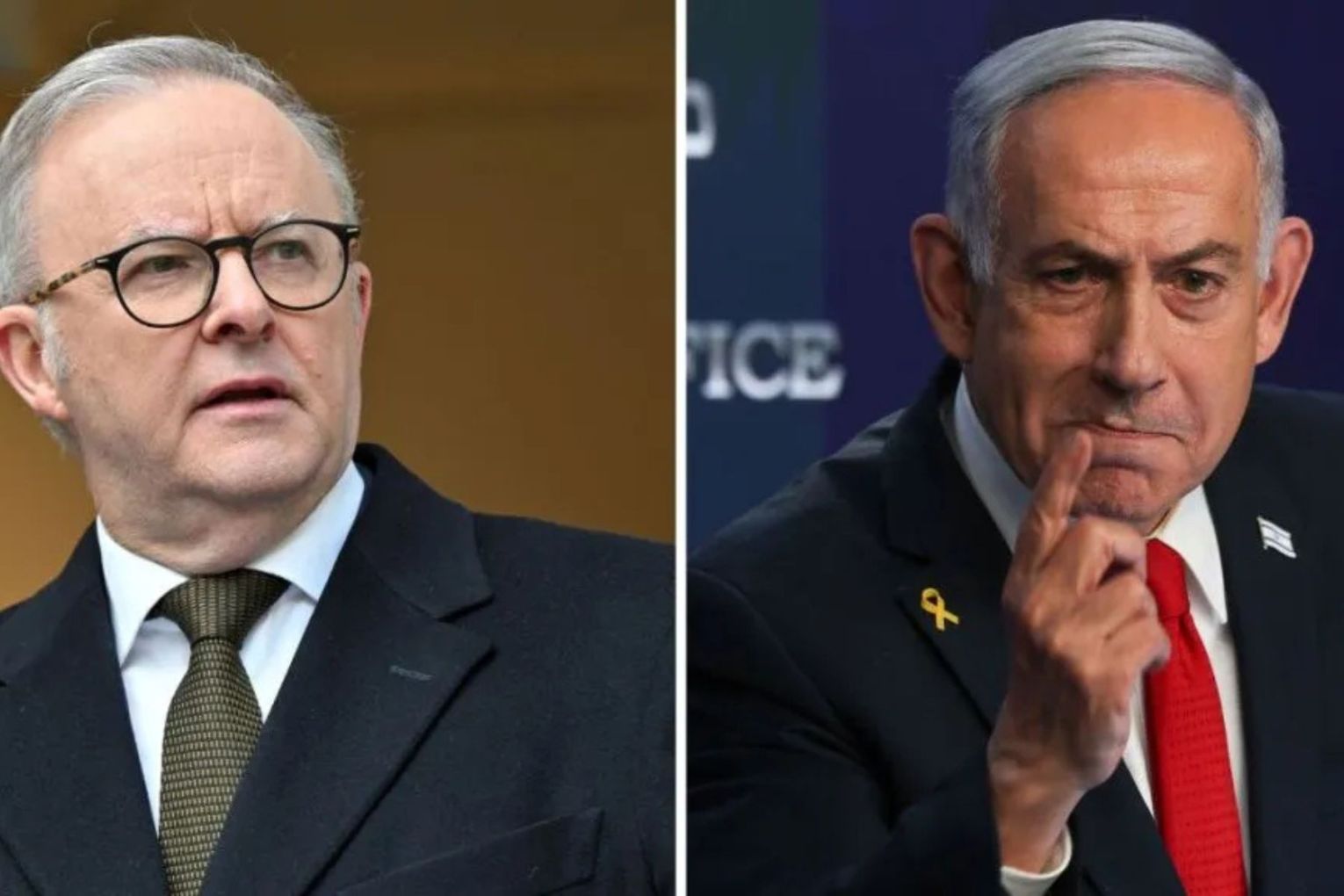 Israeli Prime Minister Benjamin Netanyahu said Anthony Albanese had "abandoned Australia's Jews". 