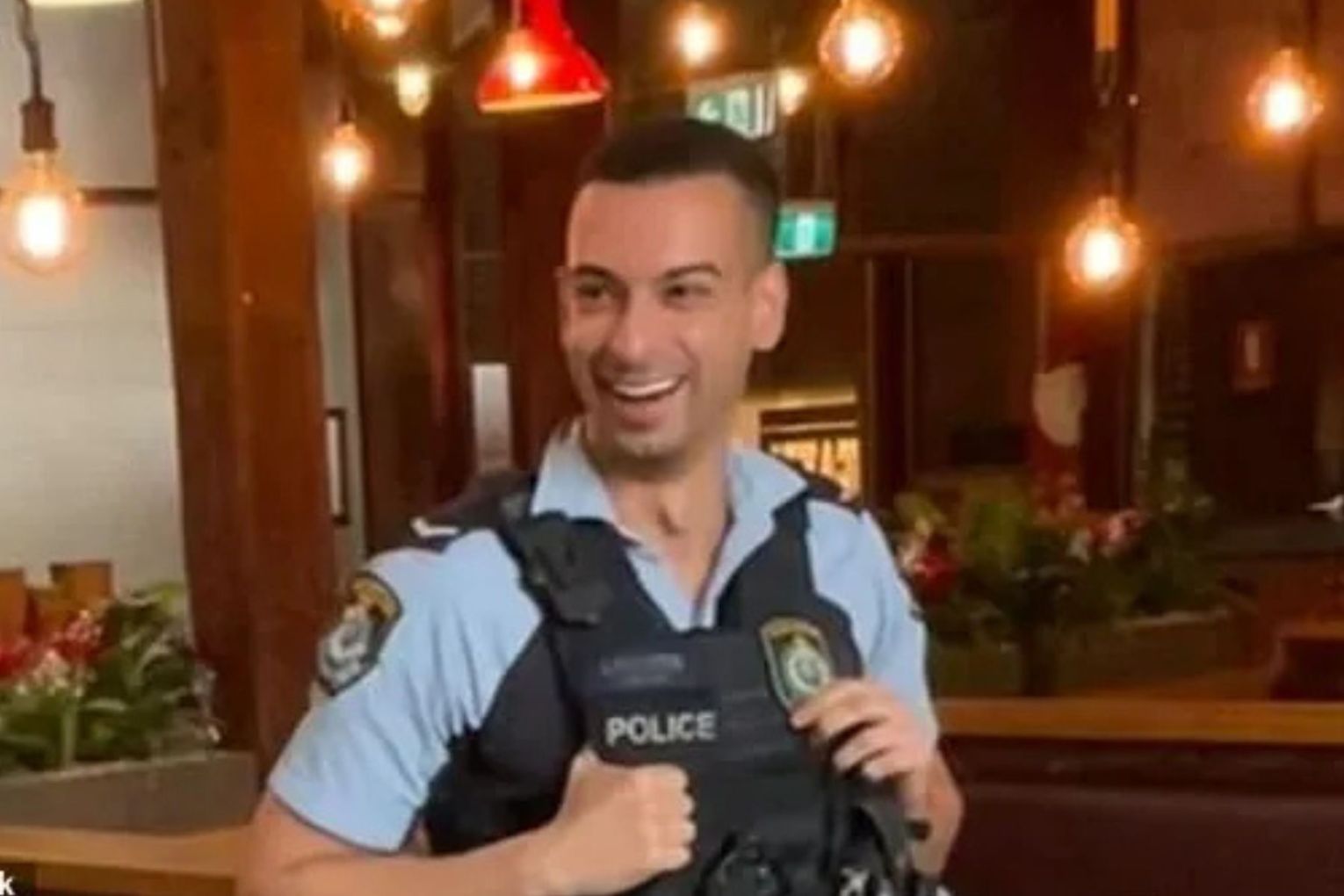 Beaumont Lamarre-Condon has pleaded not guilty to murdering two men when he was a senior constable.