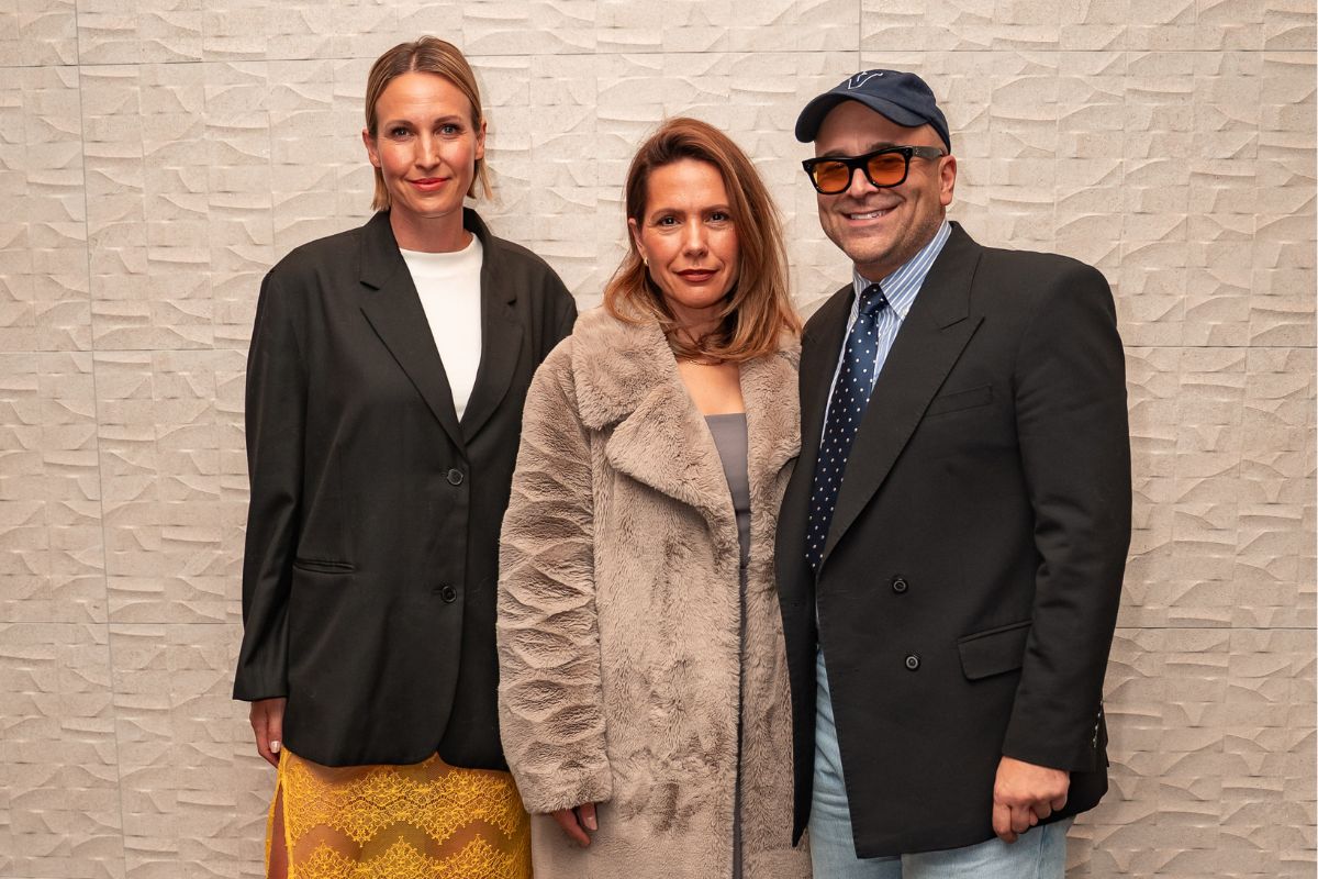 Rebecca Morse, Marie Kargiotis and Chris Kontos