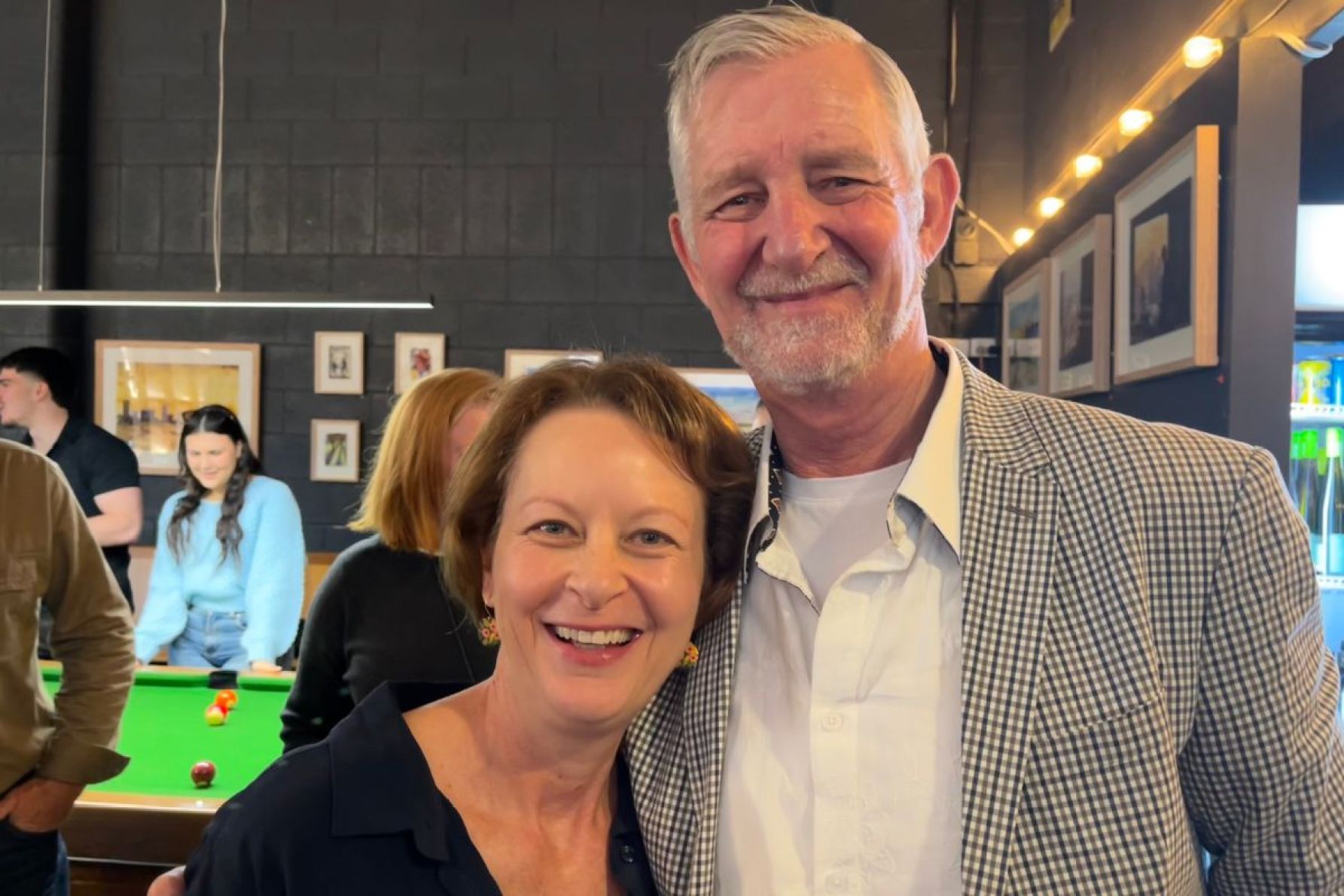 Caroline Winter and Graeme Bennett