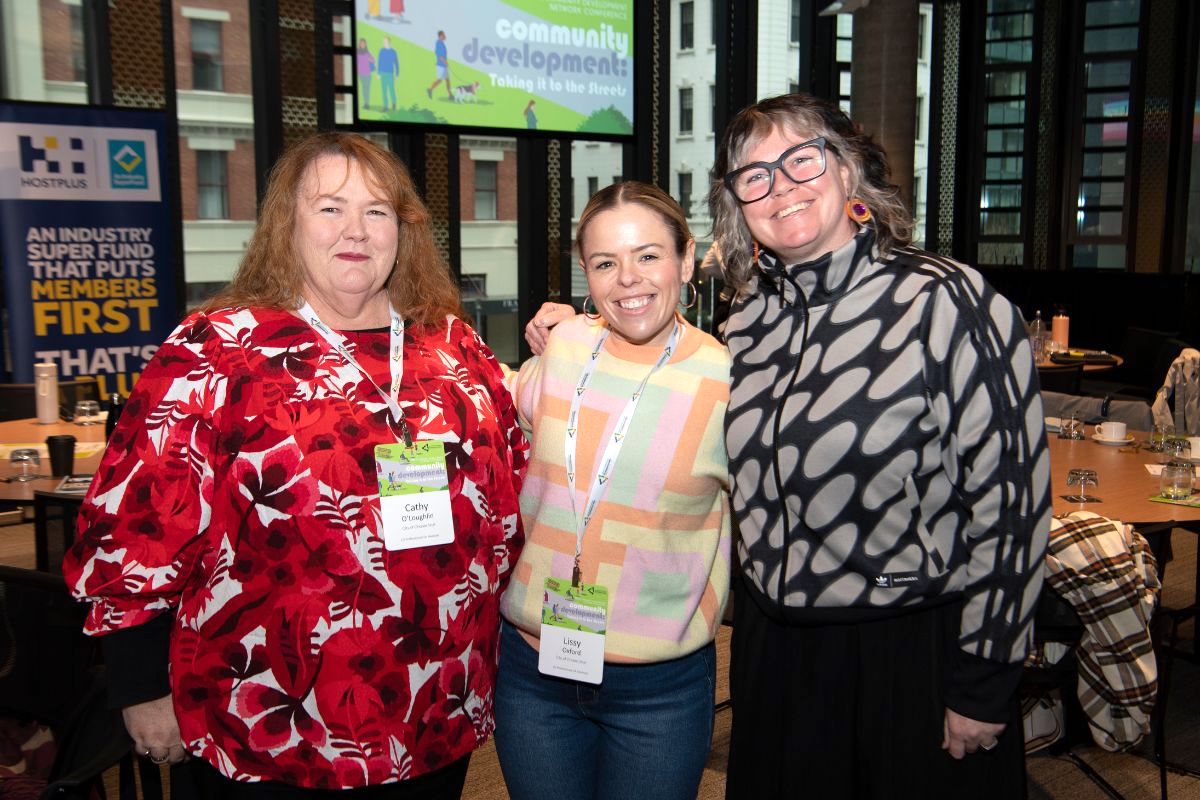 Cathy O'Loughlin, Lissy Oxford and Bec Lyons