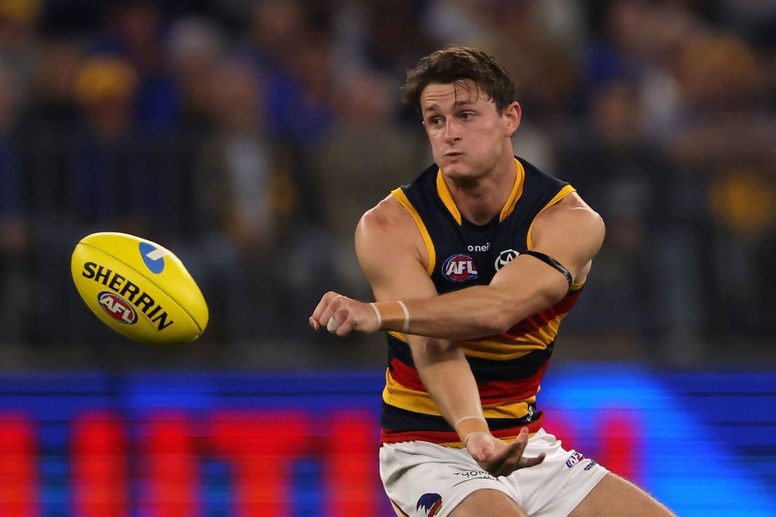 Adelaide's Matt Crouch has retired, effective immediately, after battling injury. Picture: Richard Wainwright/AAP Photos