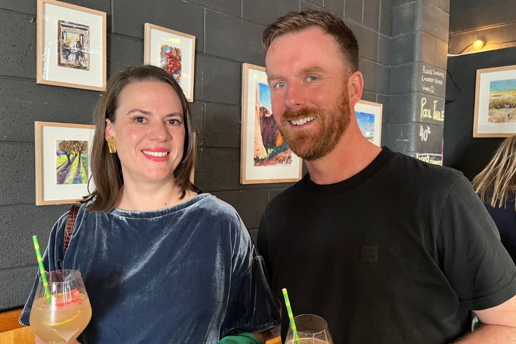 Dani Galessi and Guy Shield