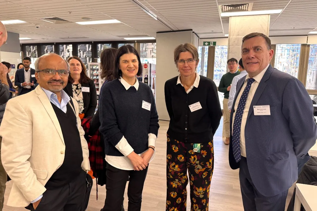 Dr Jayant Keskar, Jessica Wundke, Sarah Whiteley and Mario McDonagh
