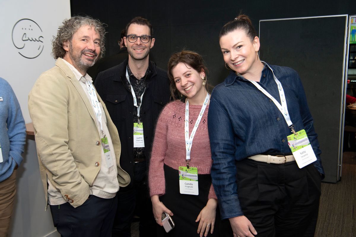 Dr Peter Westoby, Justin Sheining, Camille Fitzgerald and Katie Faraonio