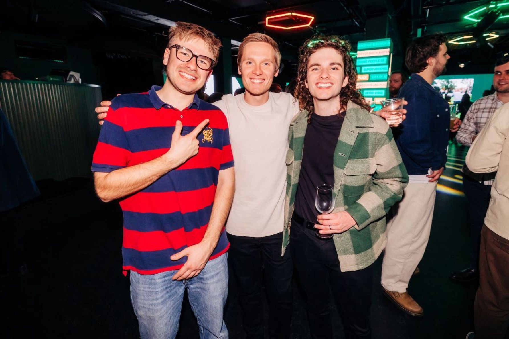 Ezra Radke, Angus Northeast and Sam Rosenzweig