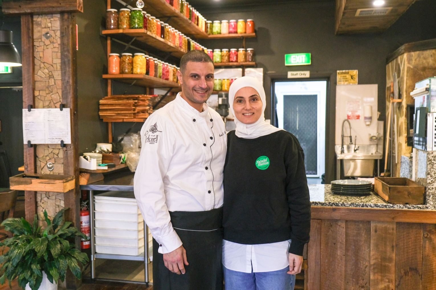 Falafel Station offers traditional, authentic Lebanese food.