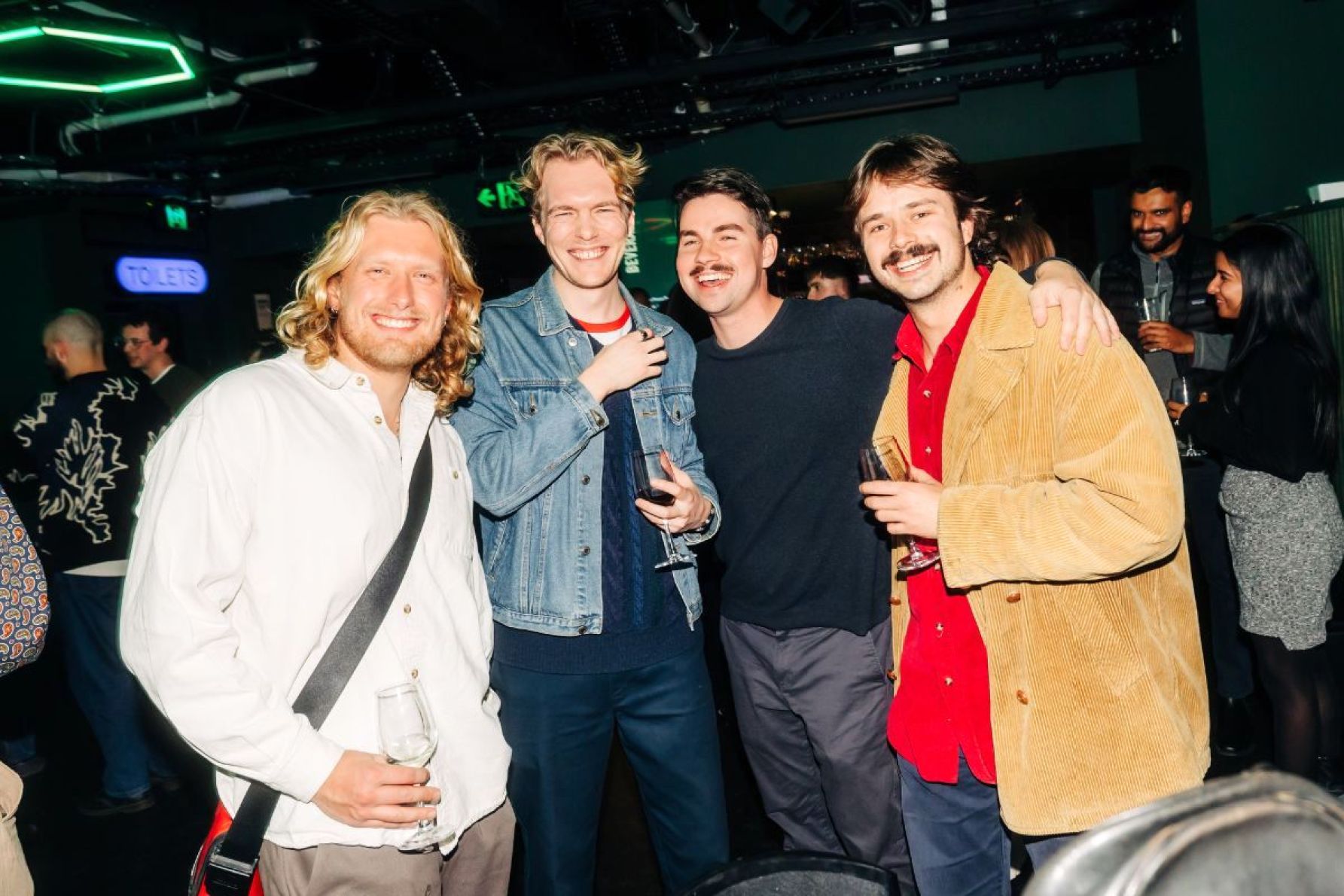 George Brake, Rory Clark, Reuben Gore and Nathan Martin