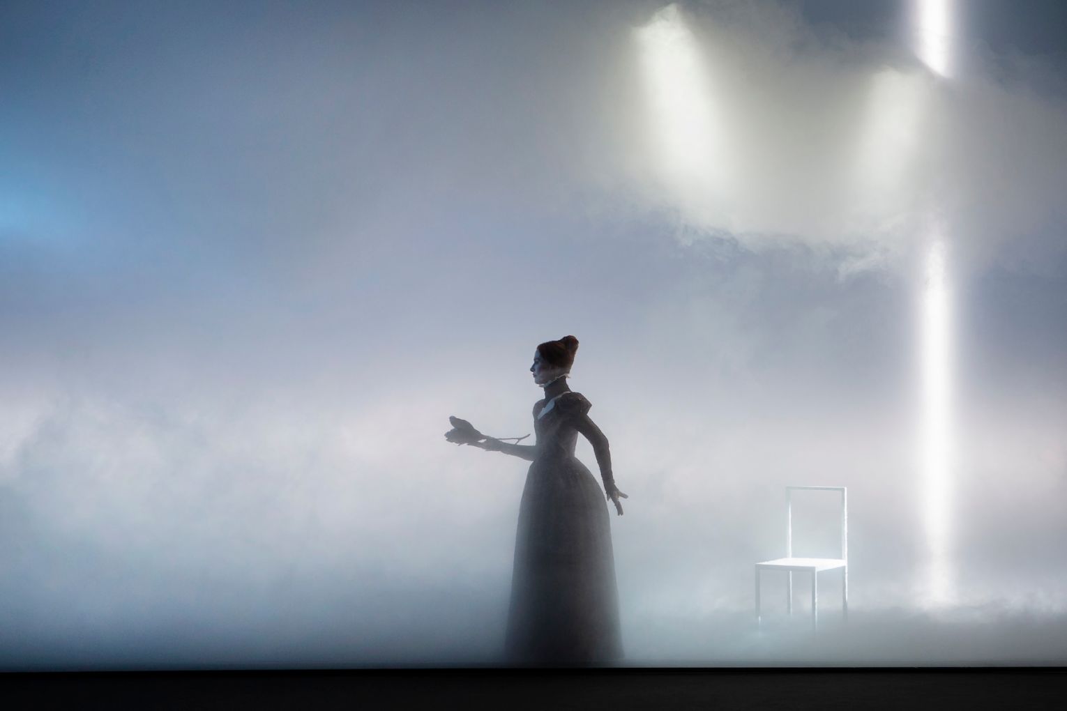 Isabelle Huppert stars as Mary Queen of Scots in the Robert Wilson-directed Mary Said What She Said. Photo: Lucie Jansch / Supplied