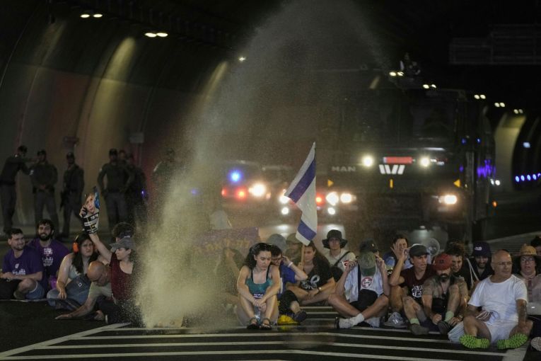 Thumbnail for Israel PM criticises demos, Gaza Strip offensive ‘soon’