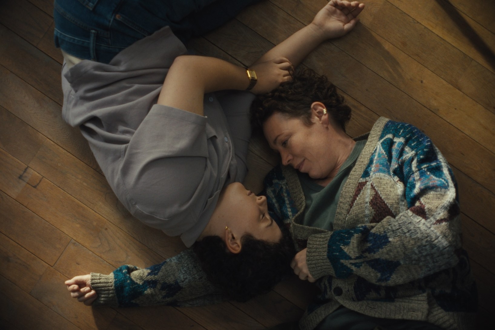 Aud Mason-Hyde and Olivia Colman star in Jimpa. Photo: Matthew Chuang / Supplied