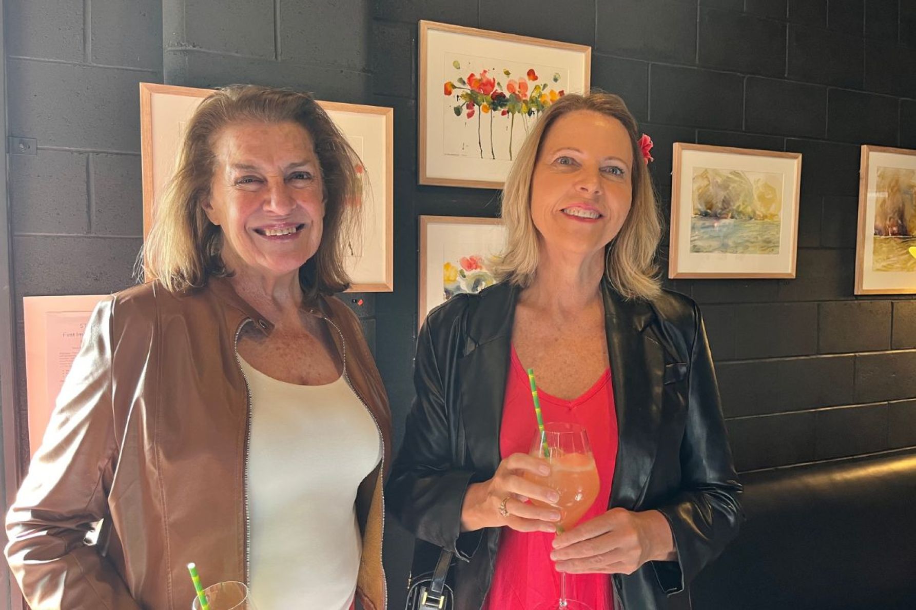 Julianne Graham and Flick Krix