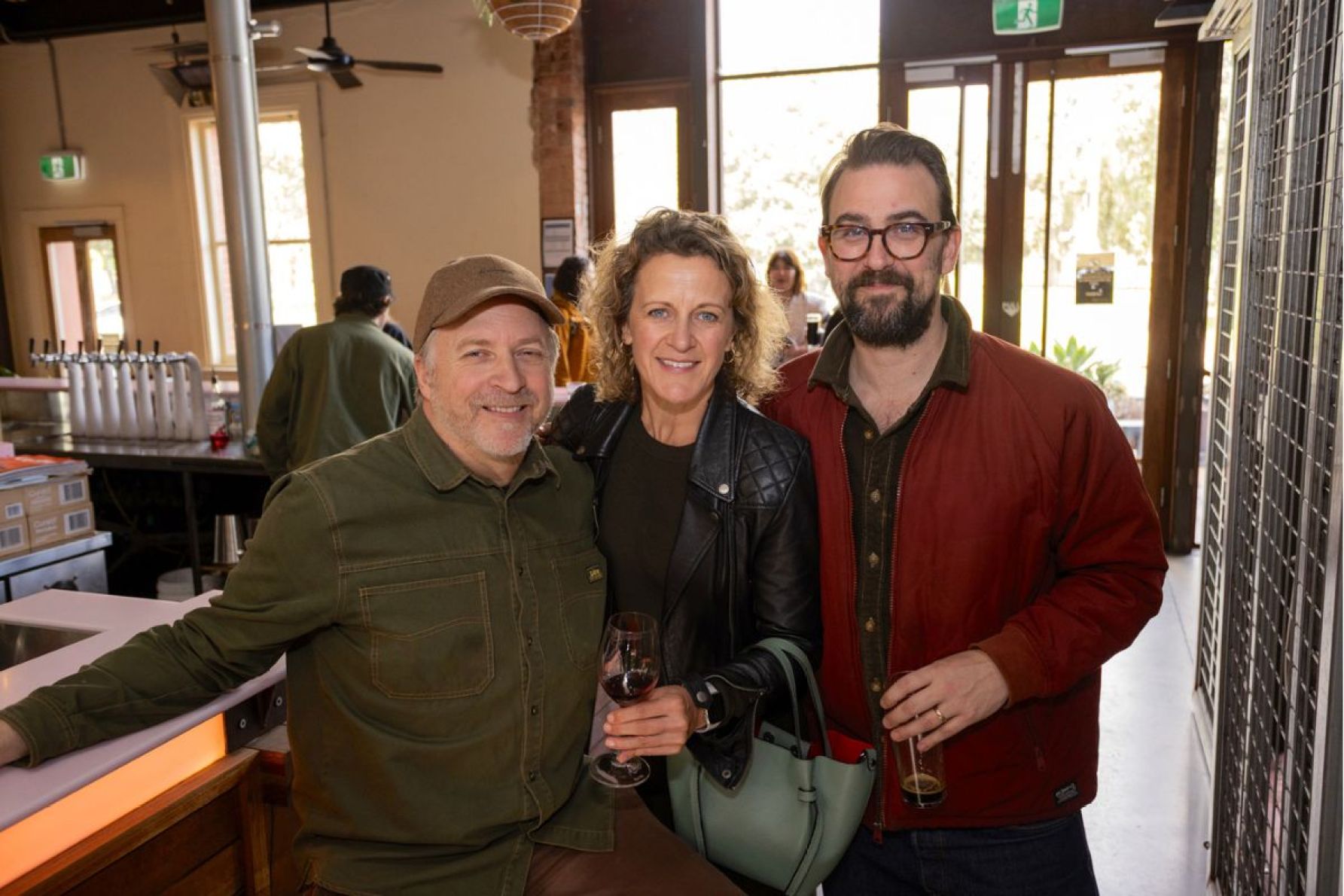 Andy Scott, Heidi Louis and Ollie Prenton