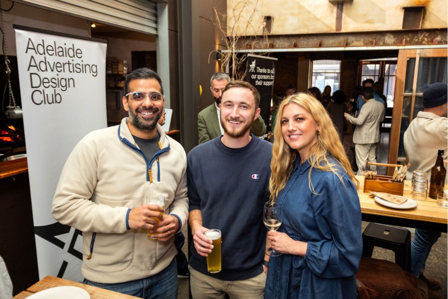 Mamp Grewal, Will Wentworth and Renee Smith