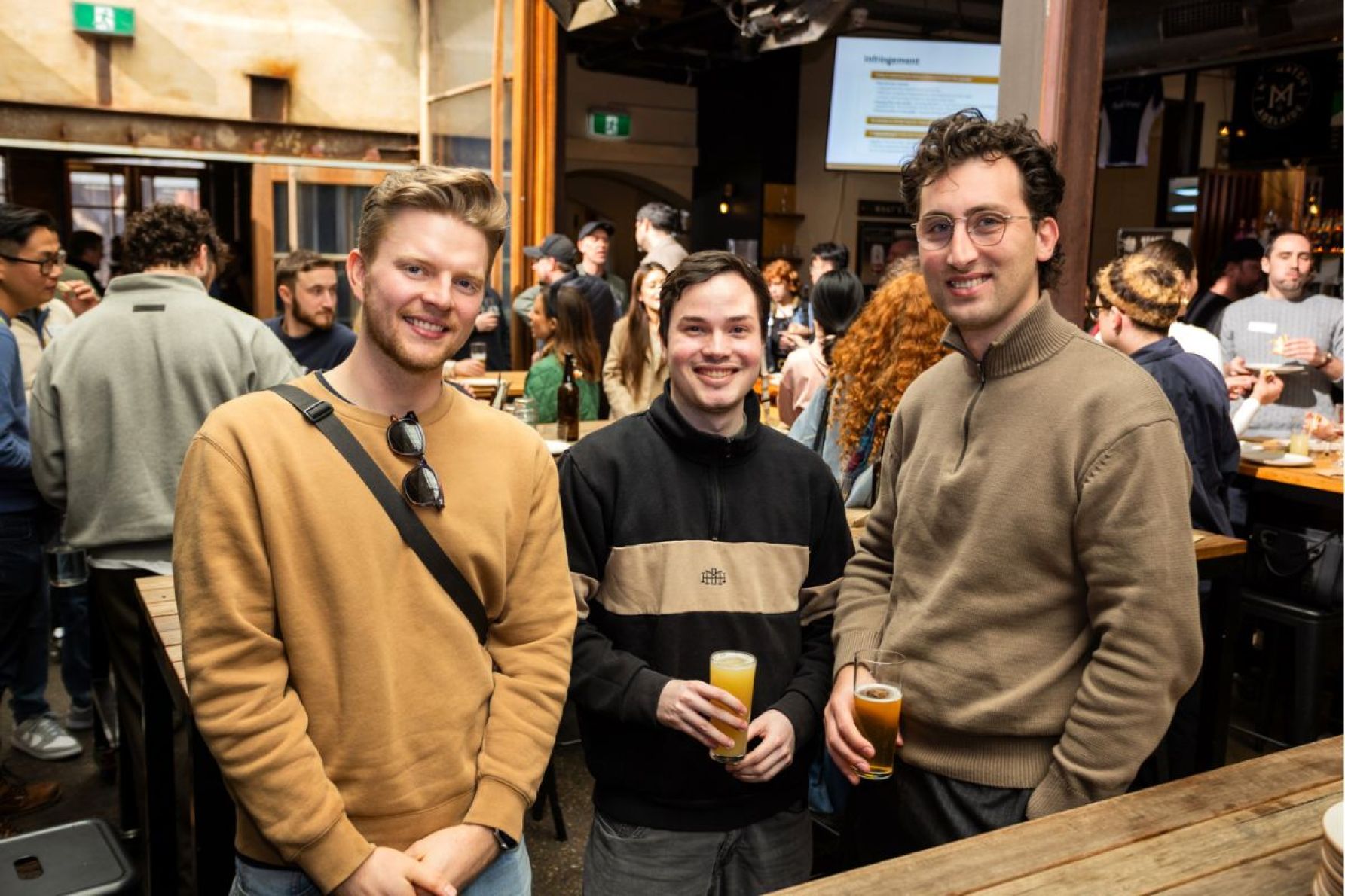 Sam Druce, Jose Plazas and Niko Pirounakis