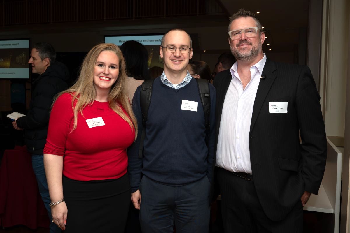 Laila Ferrier, Stefan Caddy-Retalic and Brendon Lyons