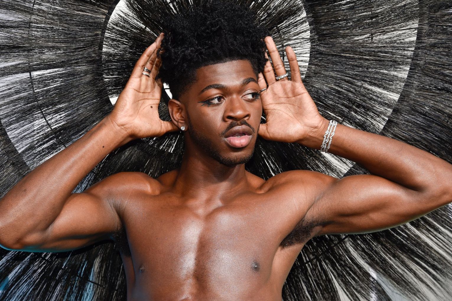 Rapper Lil Nas X was reportedly found wandering naked on a Los Angeles street at 6am. Picture: AP Photo