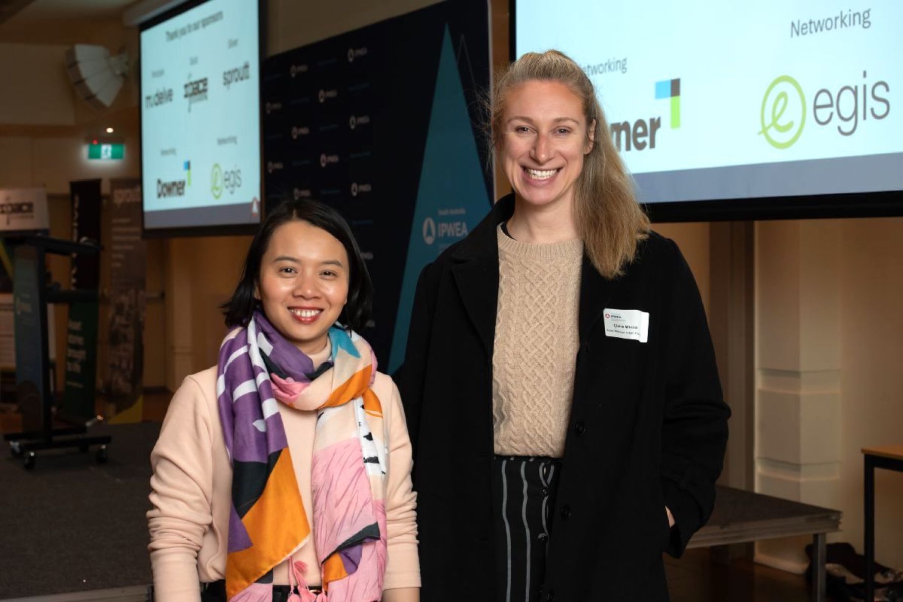 Linh Nguyen and Claire Winsor