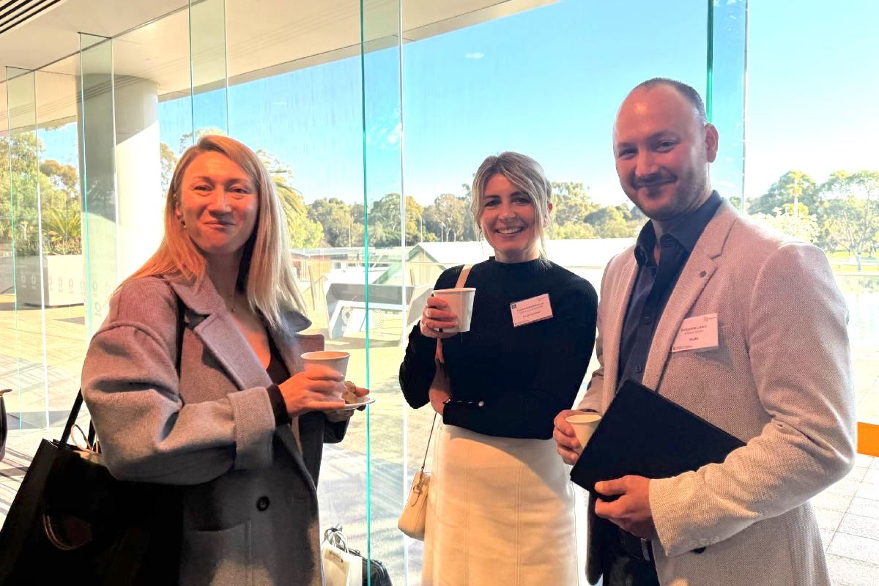 Marina Ritchie, Caroline Whitehouse and Guillaume Leroux