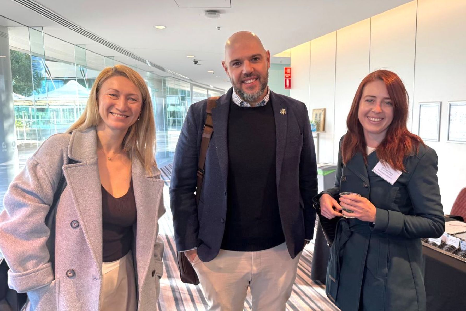 Marina Ritchie, Daniel Franco and Enya Crockford