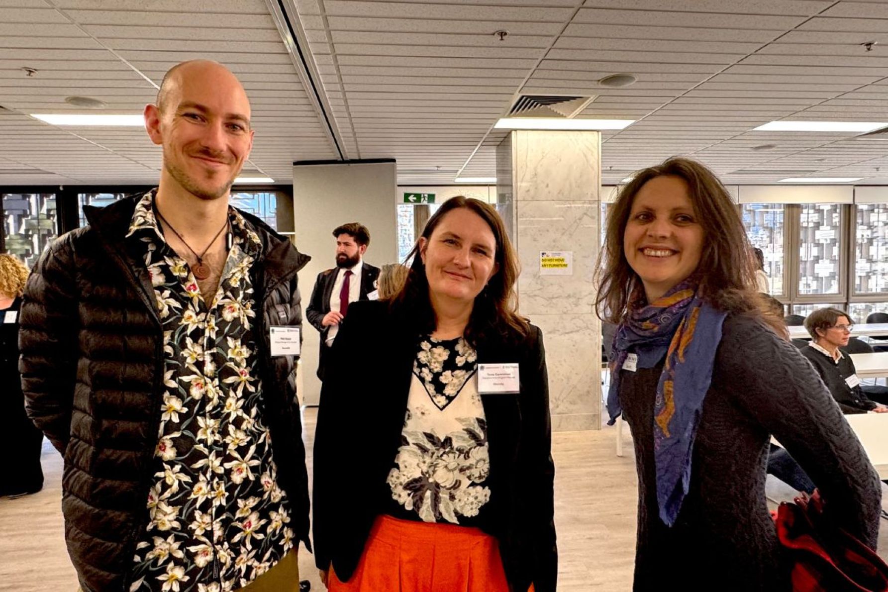 Matt Bowie, Tessa Carmichael and Sarah Bruns