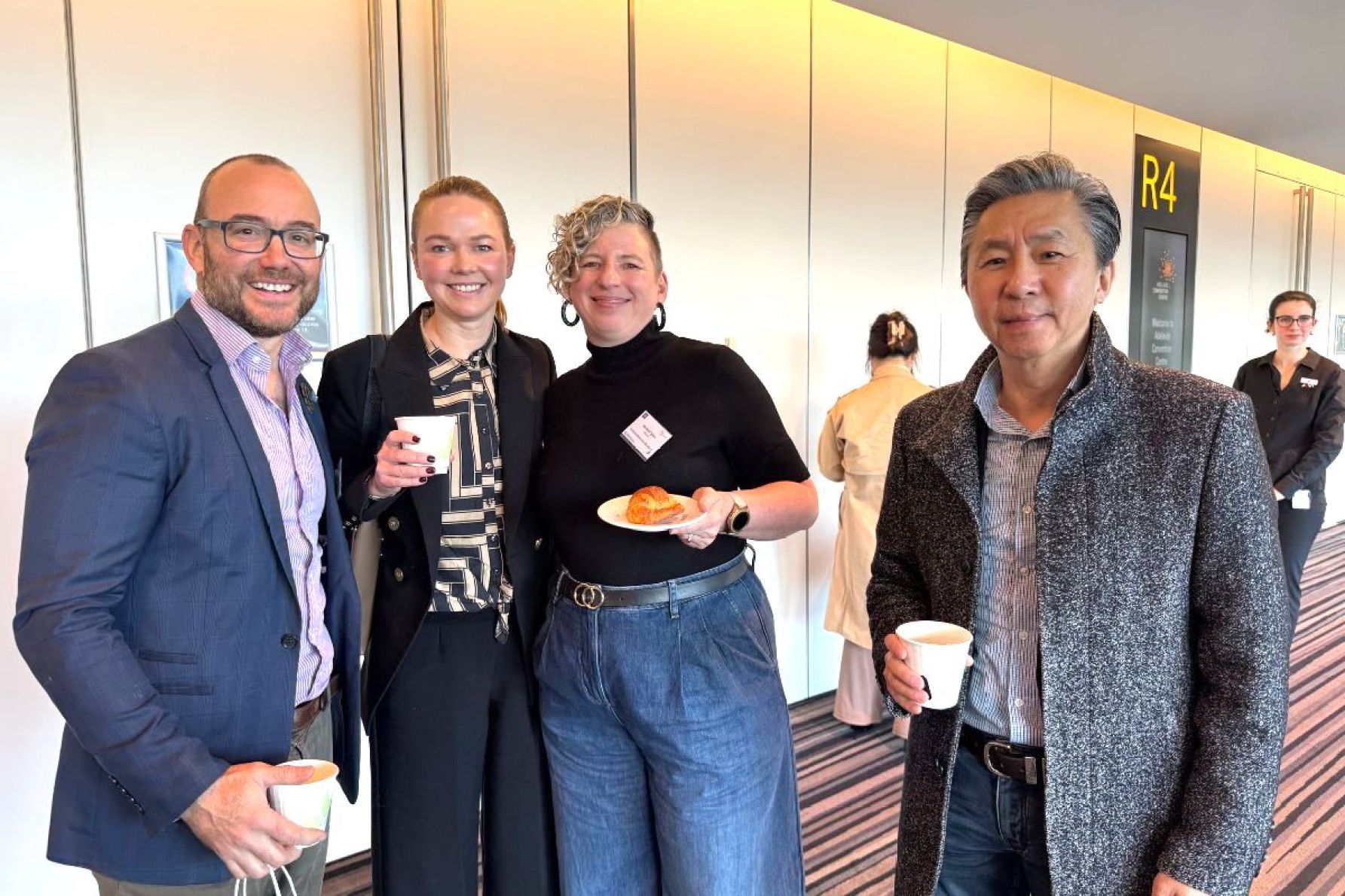 Michael Griffiths, Lisa Clare, Melissa Ogden and Ivan Kaukov