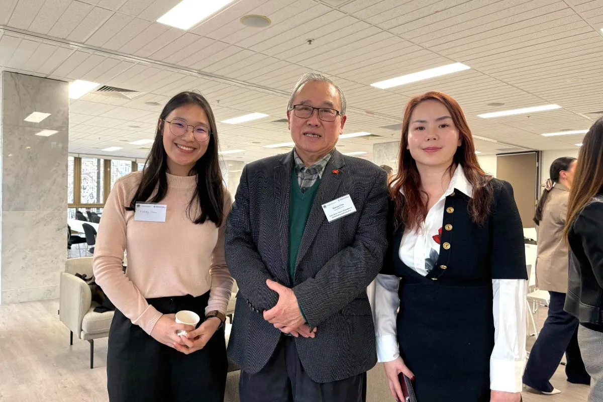 Melody Cham, George Chin and Dorothy Jiang