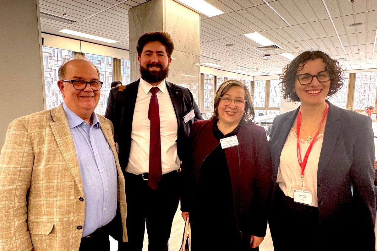 Neil Thunstall, Gene Bennetts, Jill Colins and Wafaa Khalifi