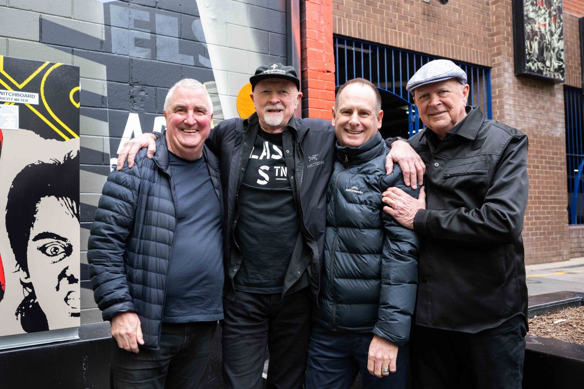 Paul Costello, Rick Brewster, Dean McLachlan and John Brewster