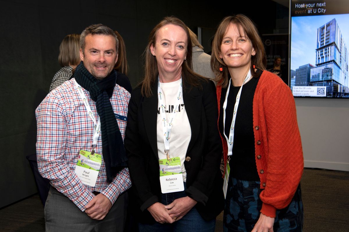 Paul Wright, Rebecca Cox and Alyssa Hill