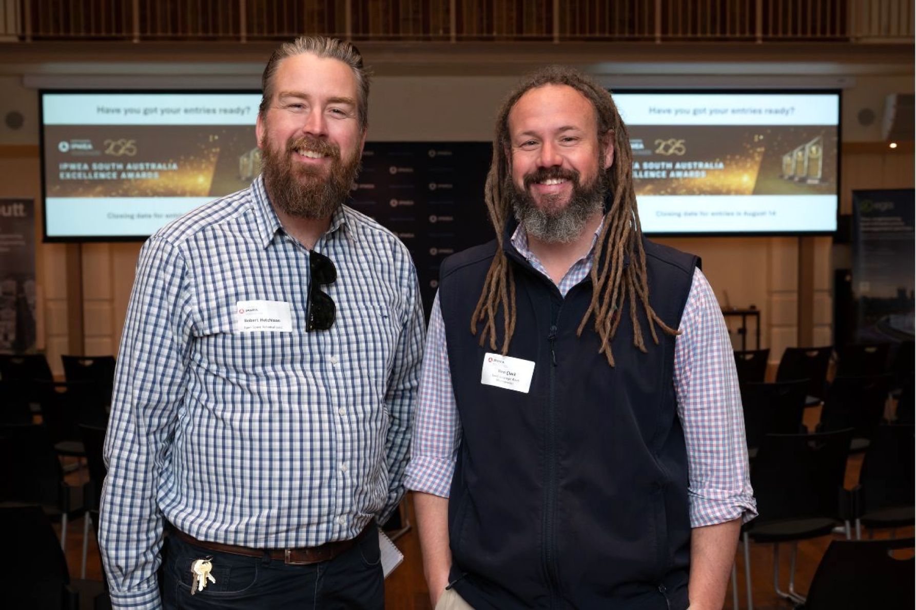 Robert Hutchinson and Ben Clark