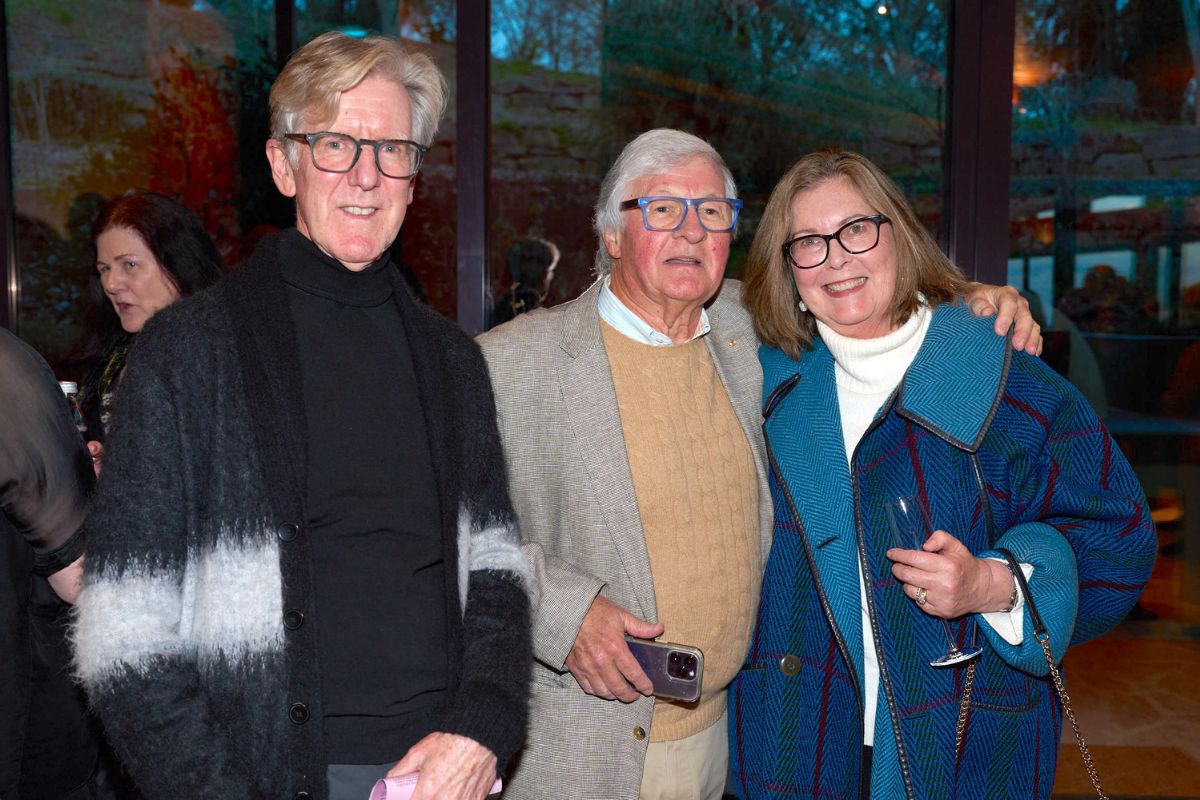 Rod Cornish, David McKee AO and Christine Cornish
