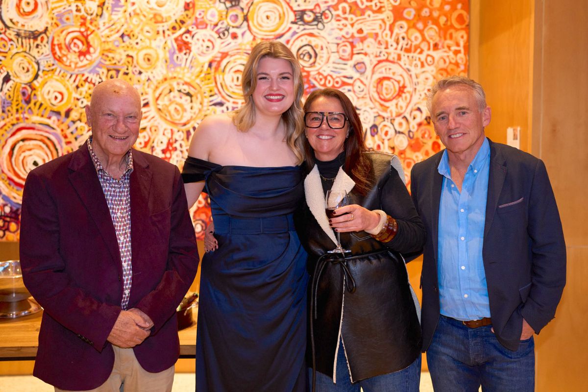Roger Lang, Millie Curry, Kirsty Roderick and Mark Roderick