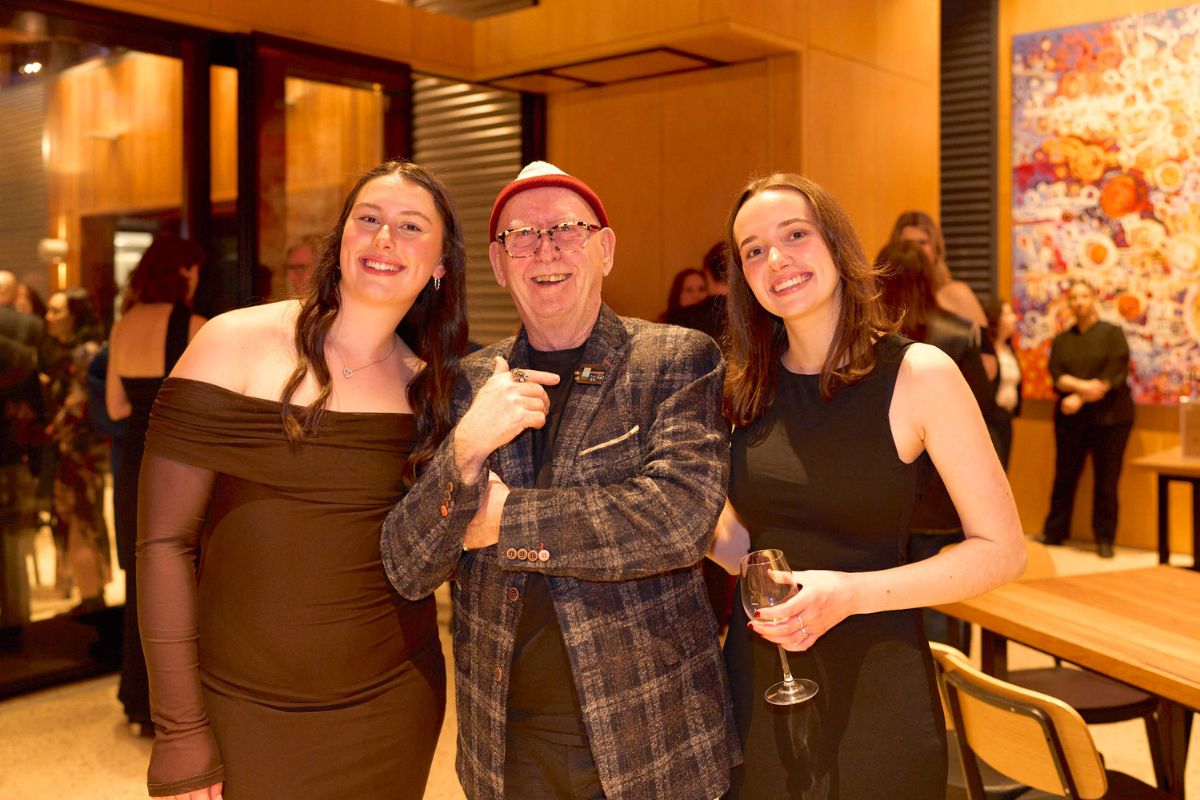 Ruby Zoontjens, Dr Rob Lyons and Maisie Aitken