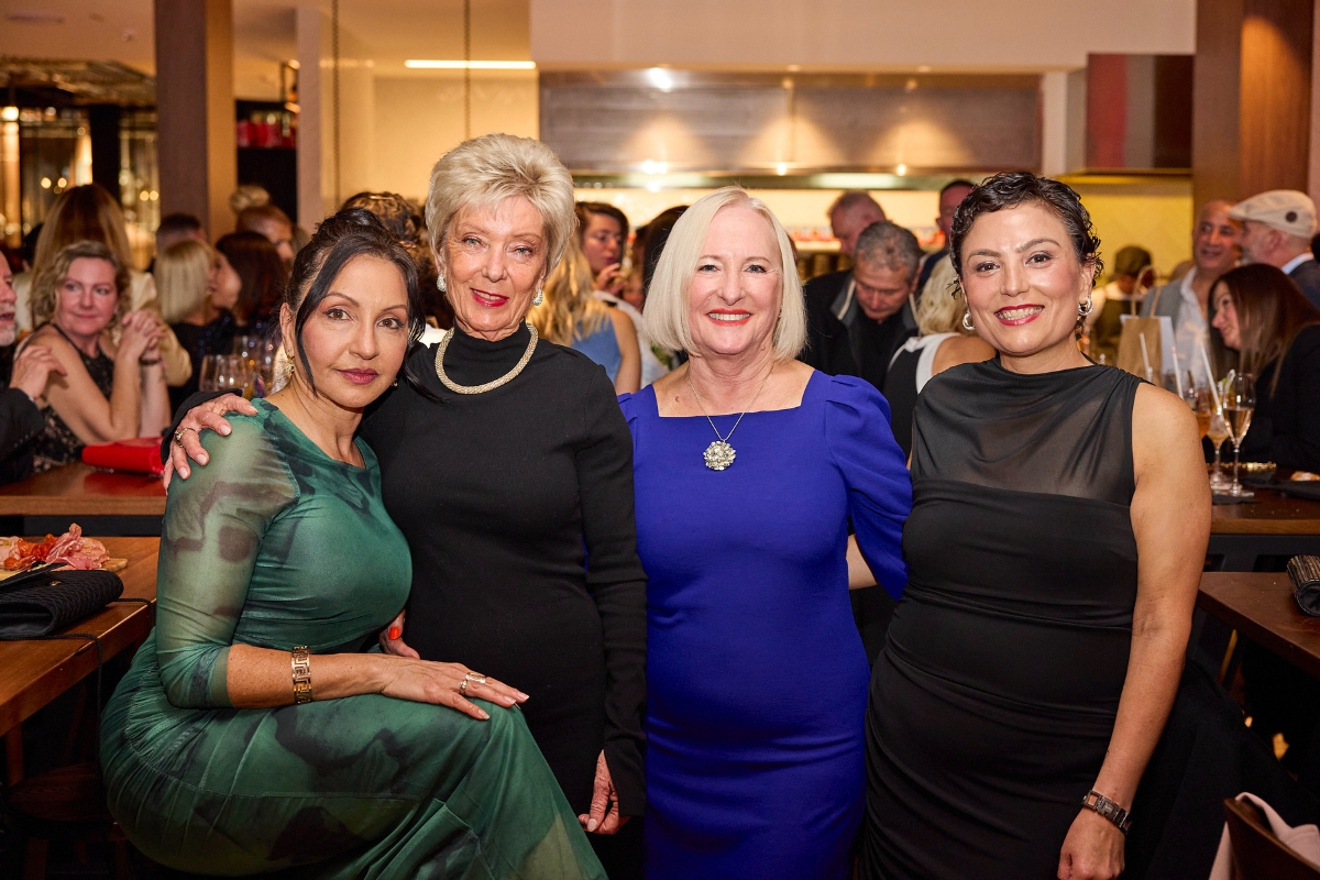Serena Adie, Pia Larsen, Liz Kwiecien and Nancy Bagnara
