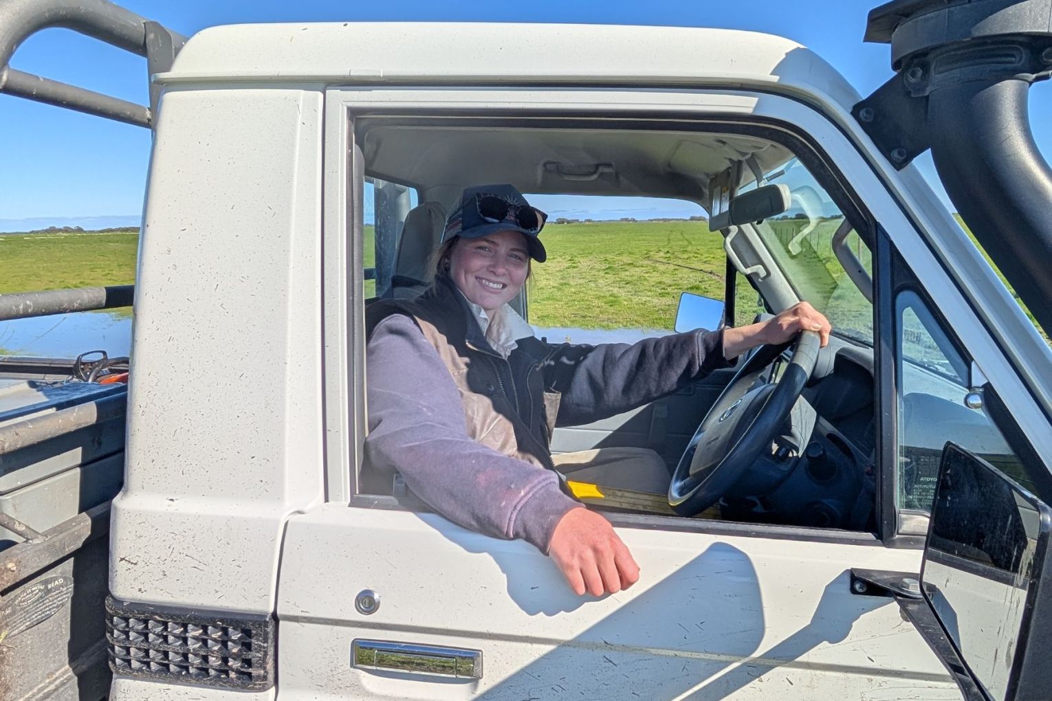 South Australia’s Young Rural Ambassador for 2025, farm-hand, Shayla Lepse through volunteering in her community has developed a strong connection with the South East. Photo: supplied