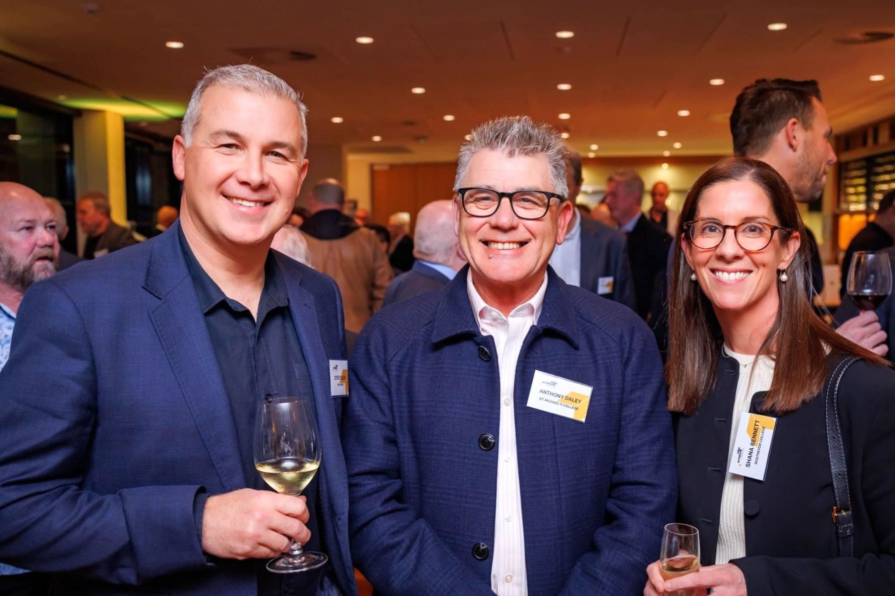 Steve Olech, Tony Daley and Shana Bennett