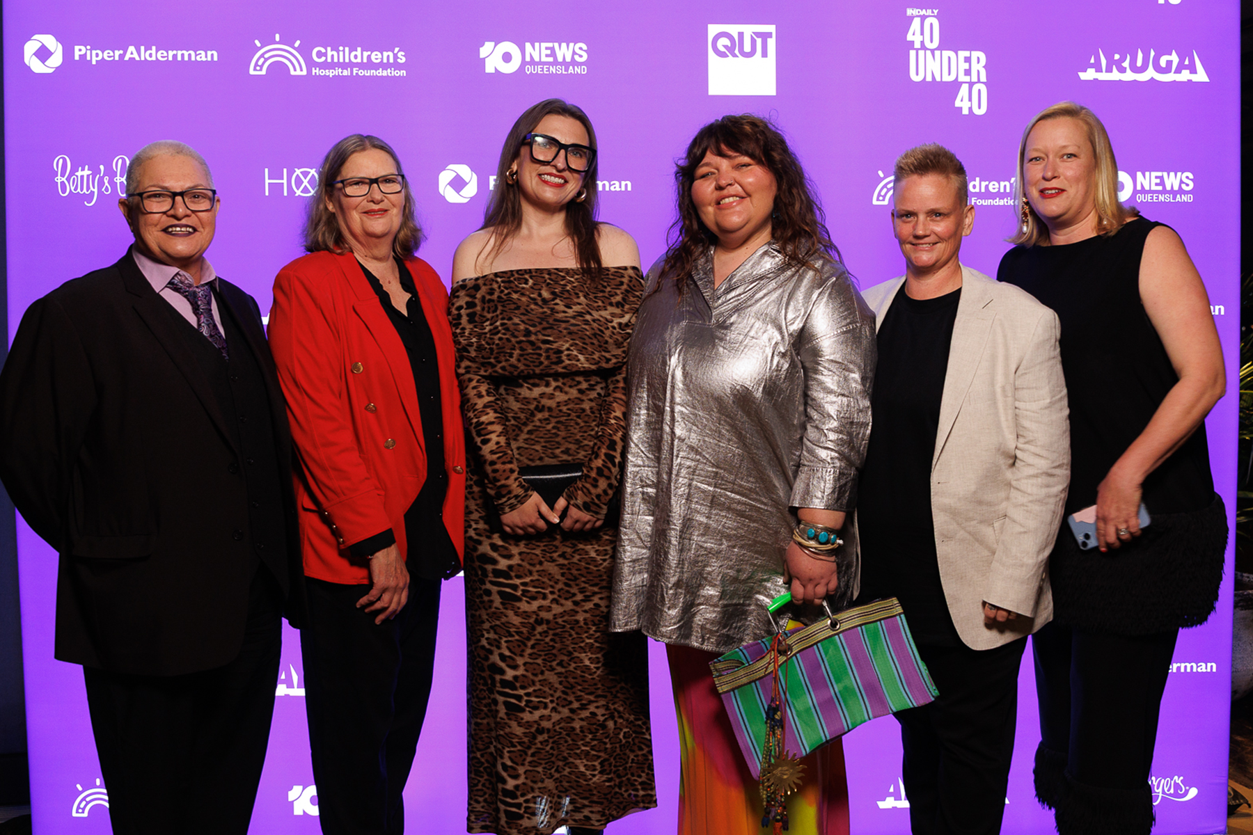 Amy Rosenthal, Sarah Jones, Kym Strow, Courtney Strow, Sophia Houser and Gai Bolderrow